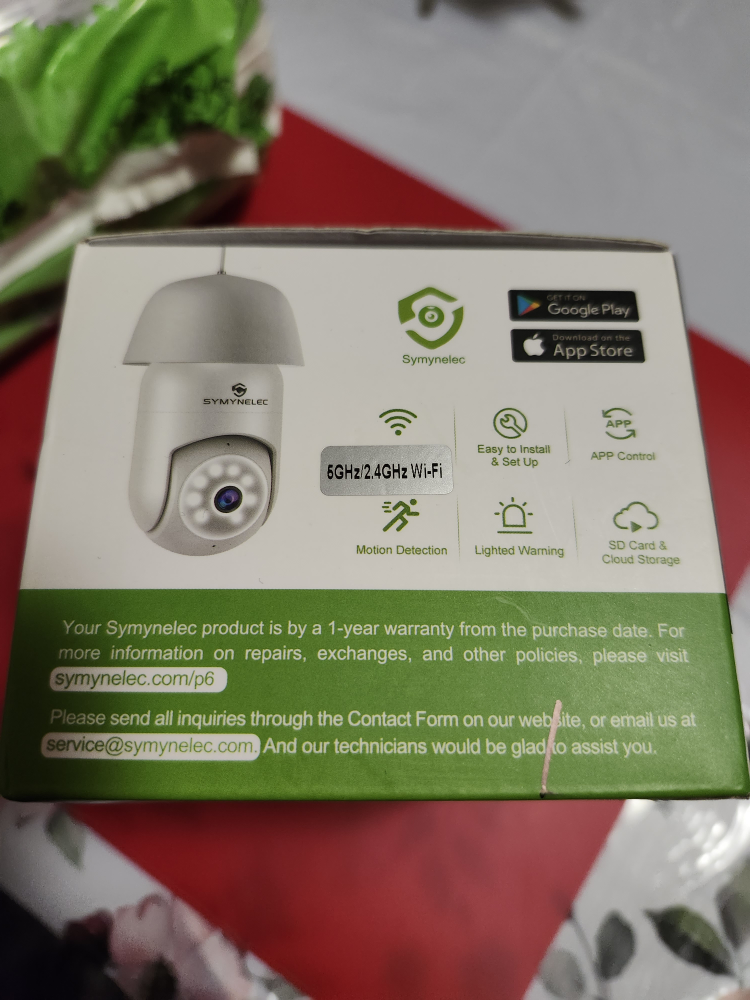 New Symynelec P6 2K WiFi Smart IP Light Bulb Camera - photo 2
