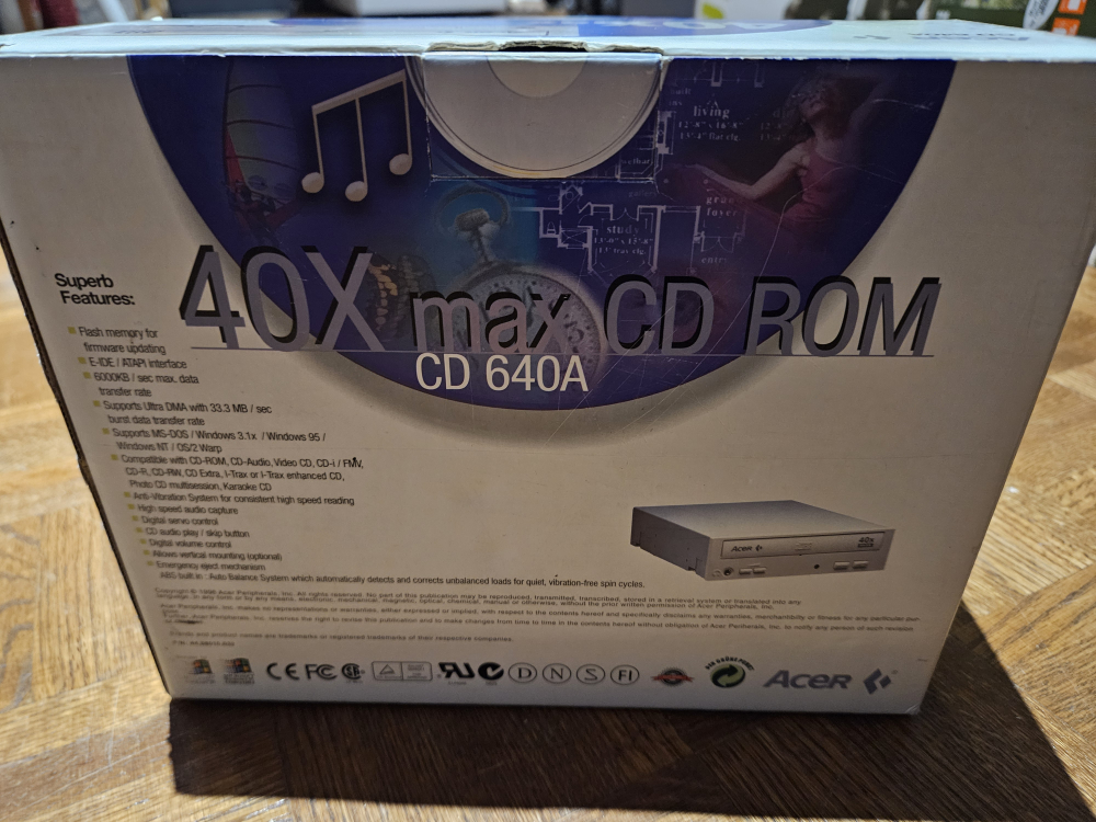 Acer CD 640A CD-ROM Drive - photo 4