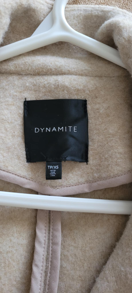 Dynamite TP/XS Beige Coat - photo 3