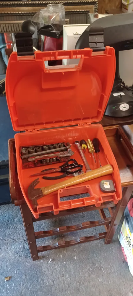 Black & Decker Tool Box with Tools