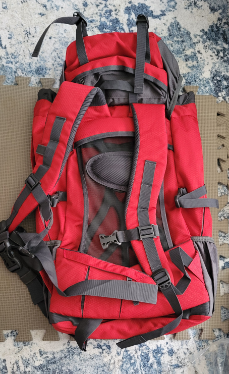 Mountain Warehouse Venture 40L Backpack - Red/Grey - photo 2