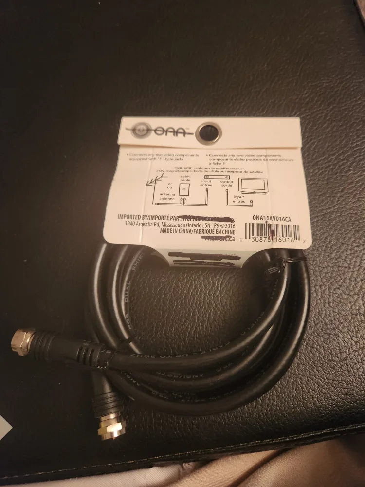 ONN RG6 Coaxial Cable - 6 Feet image indicator(2)