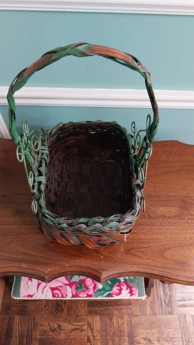 Decor wicker basket image indicator(2)