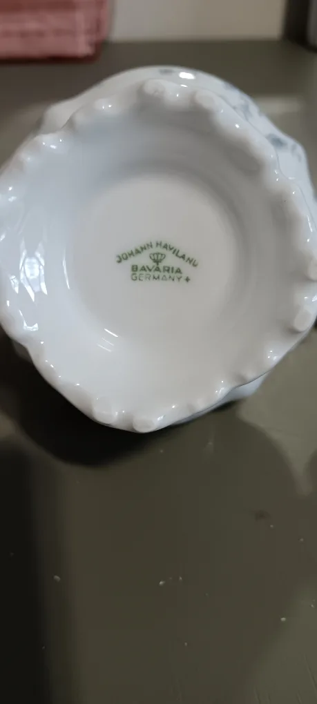 Johann Haviland Bavaria Creamer and Sugar Bowl Set thumbnail