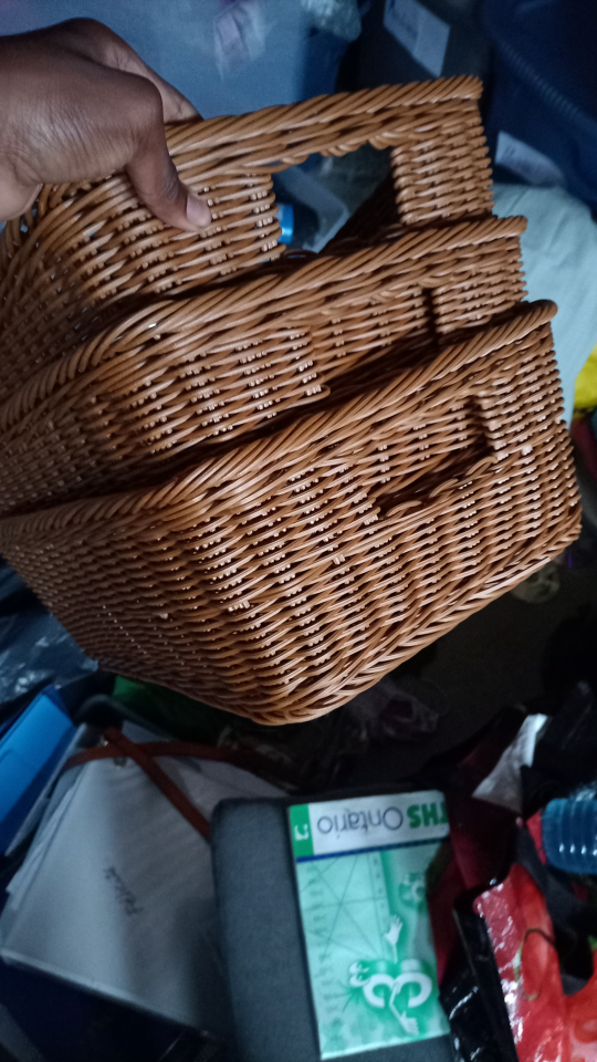 Wicker Storage Baskets - Set of 3