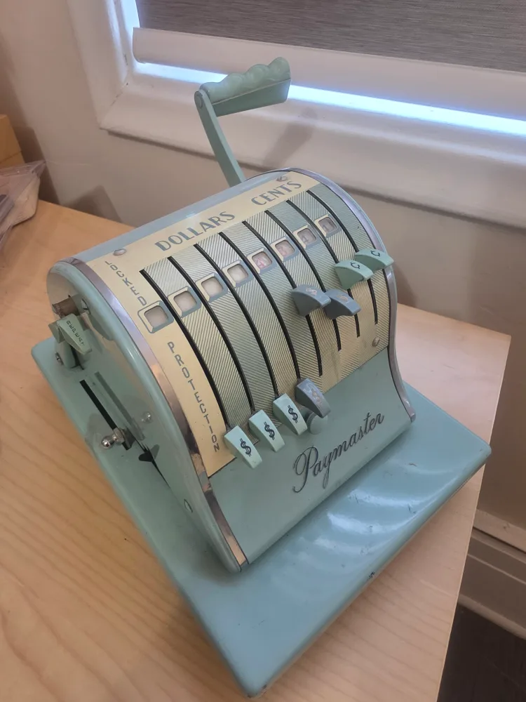 Vintage Paymaster Series X-2000 Check Writer image indicator(5)