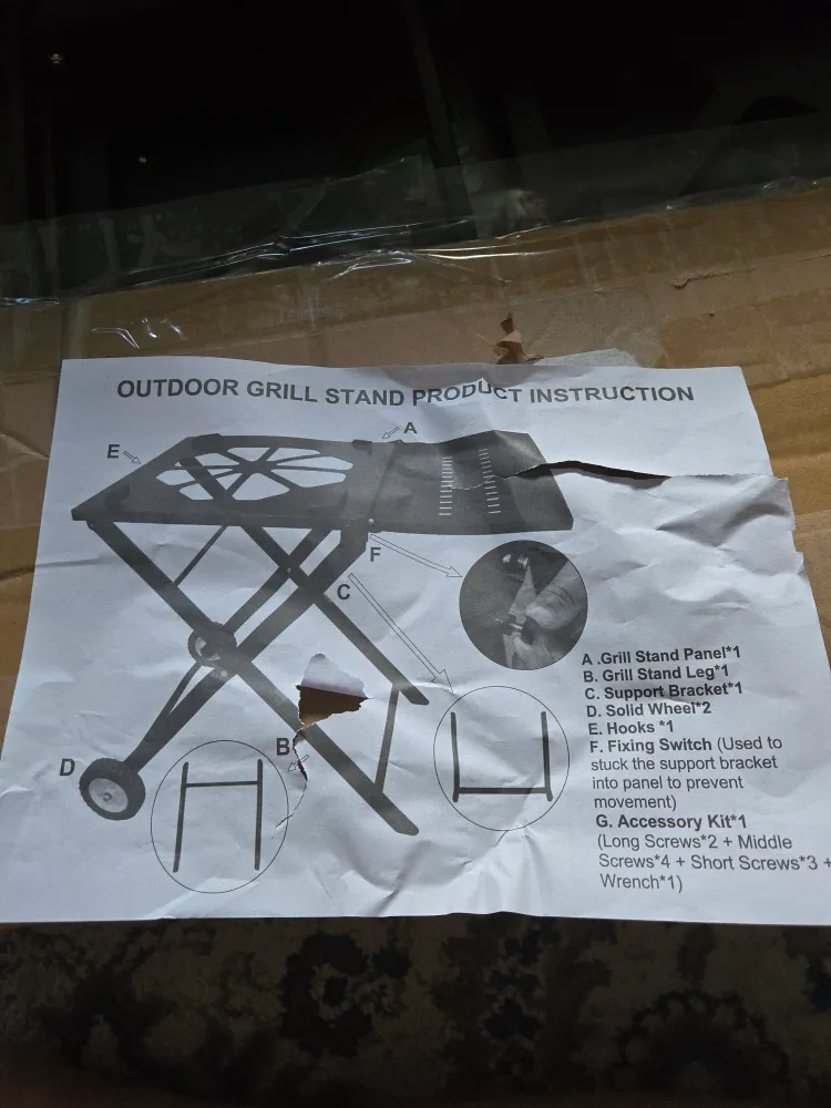 Demao Ninja Woodfire Grill Stand - New in Box! image indicator(3)