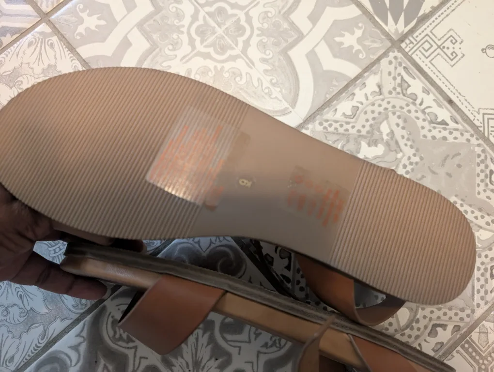 Modern Brown leather Sandals - Size 9 image indicator(2)