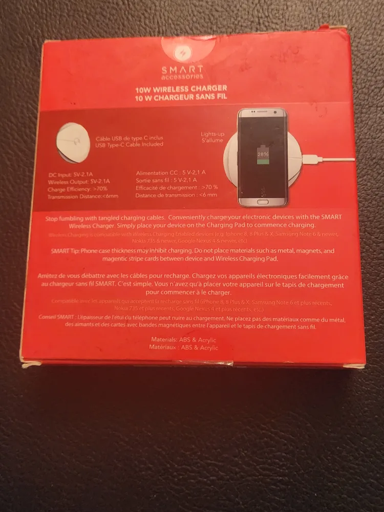 SMART Accessories 10W Wireless Charger - New image indicator(2)