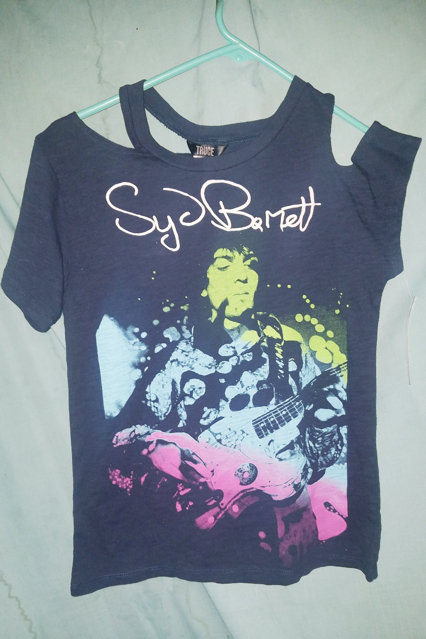 Black Syd Barret T Shirt Youth Size XL /16 TRUCE