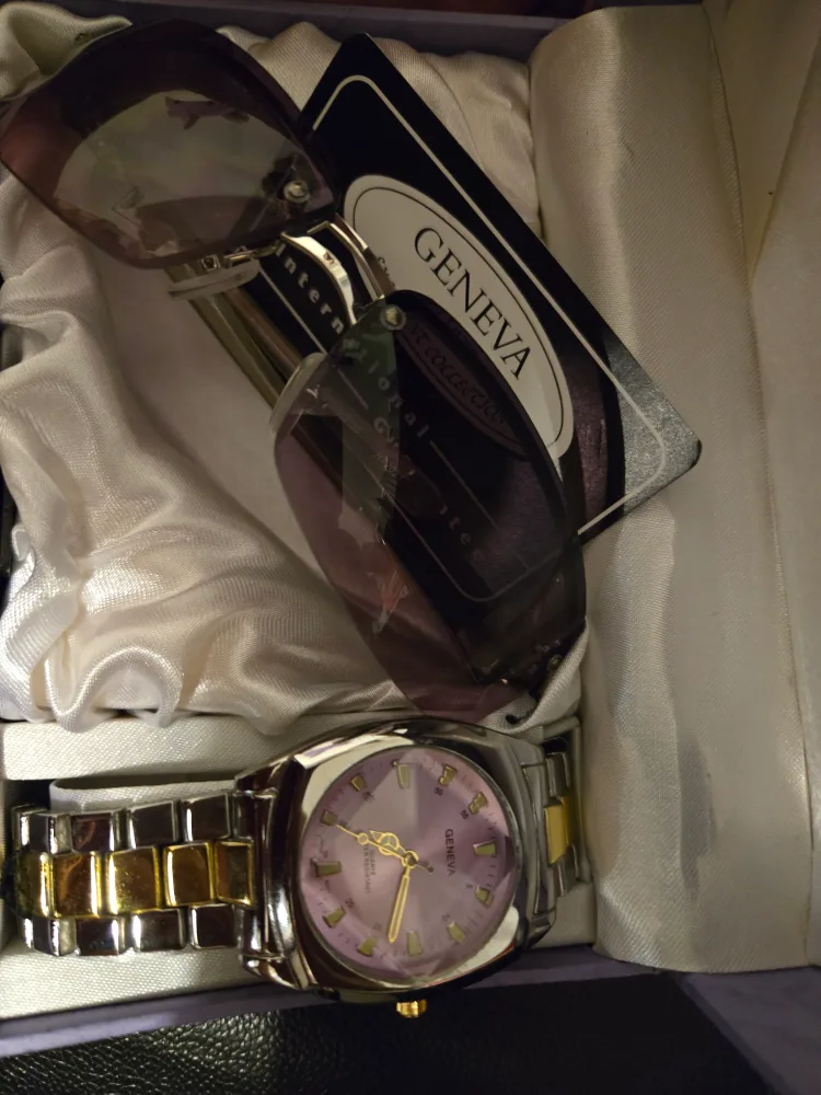 Geneva Watch & Sunglasses Set thumbnail