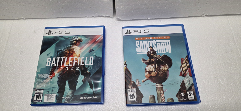 Battlefield 2042 & Saints Row PS5 Games