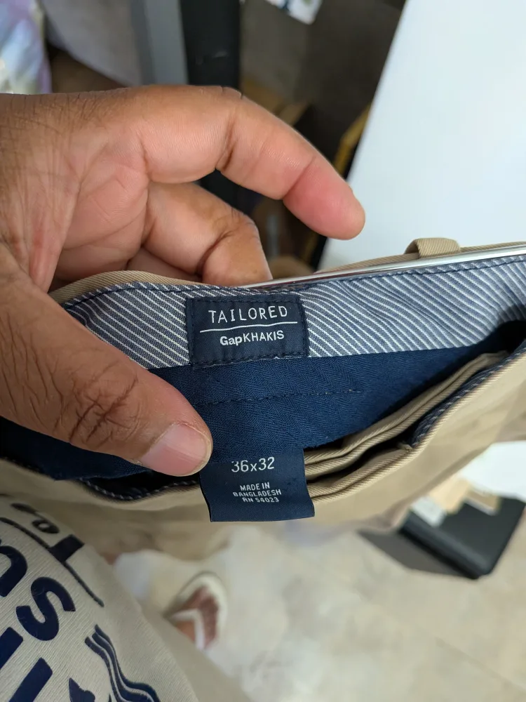 Gap Khakis Tailored Pants - 36x32 image indicator(2)