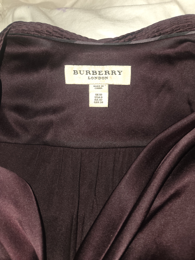 Burberry London Silk Blouse Size 10 - photo 2