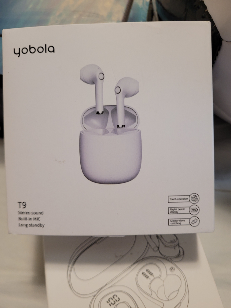 Yobola T9 Wireless Earbuds - Stereo Sound