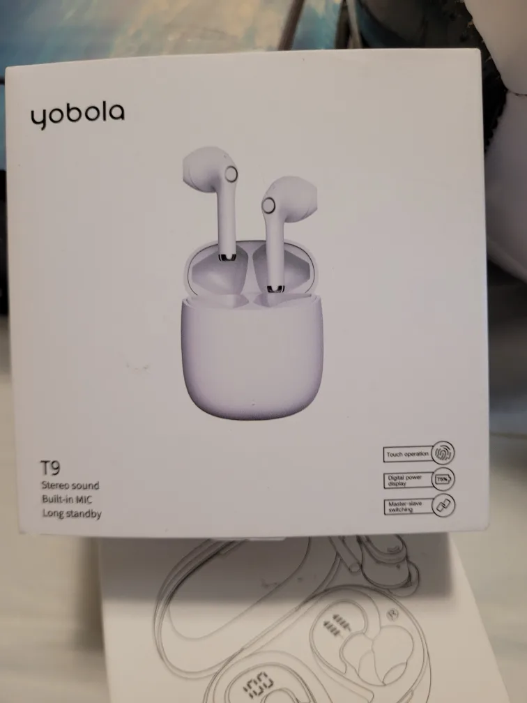 Yobola T9 Wireless Earbuds - Stereo Sound thumbnail