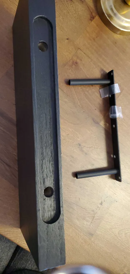 Black Floating Wall Shelves, New in Box image indicator(3)