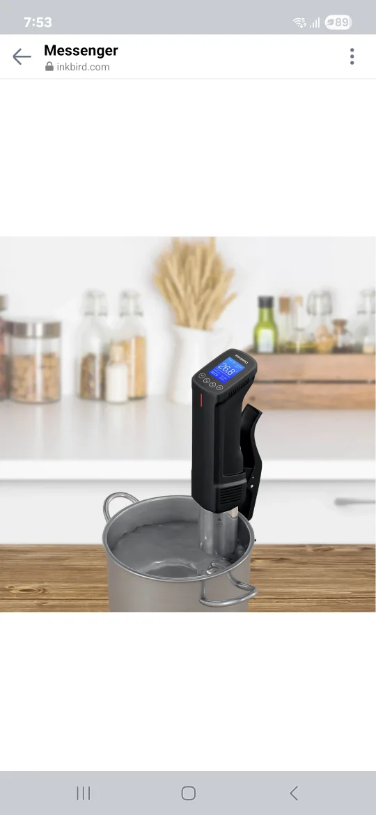 Inkbird Wifi Sous Vide Cooker ISV-100W thumbnail