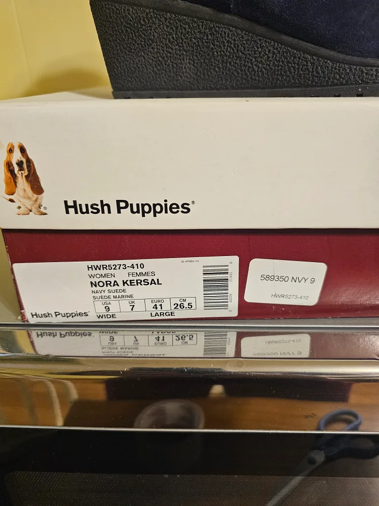 Hush Puppies Nora Kersal Navy Suede Boots - Size 9 image indicator(4)