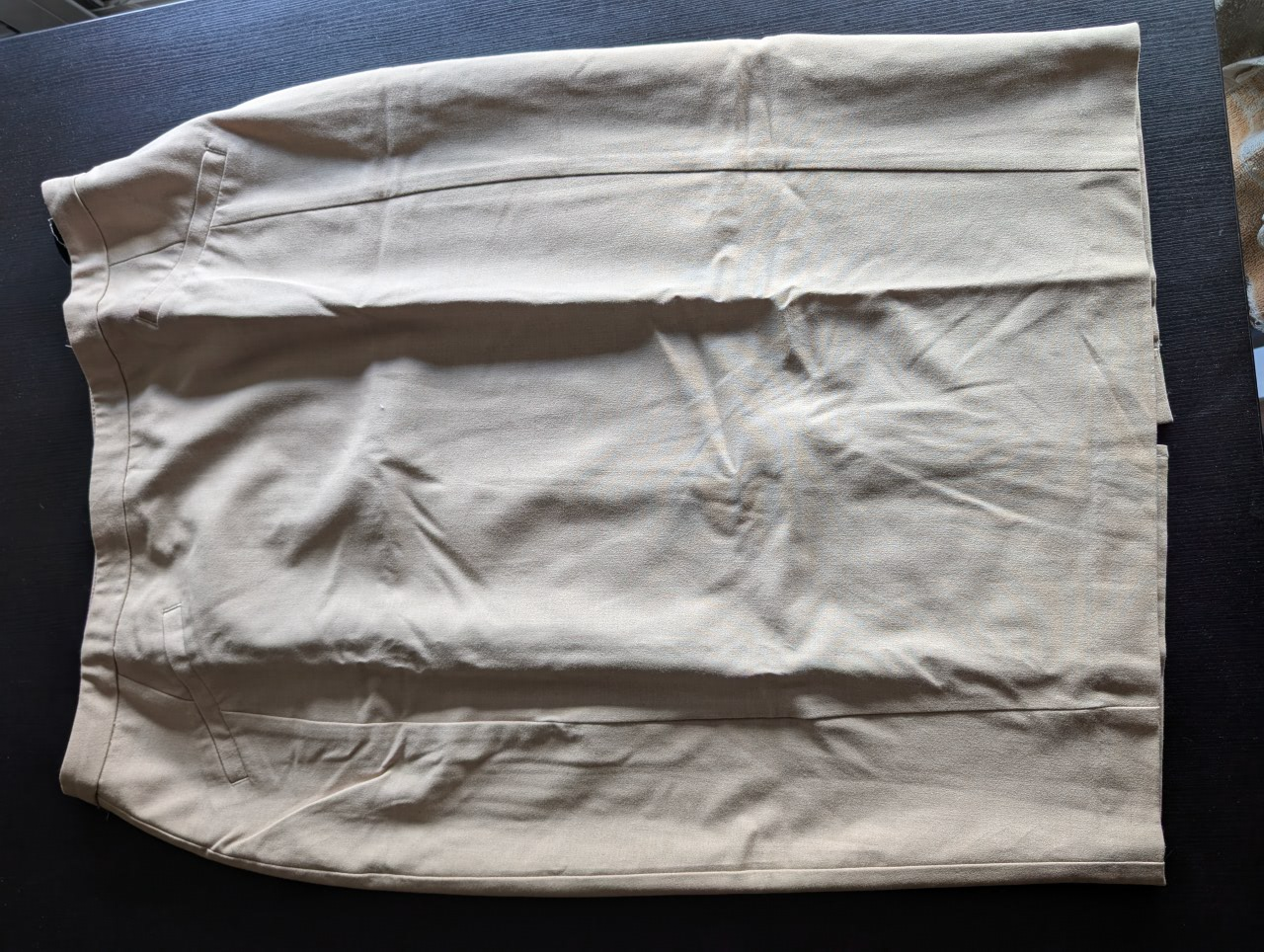 M&S Collection beige pencil Skirt - Size 16