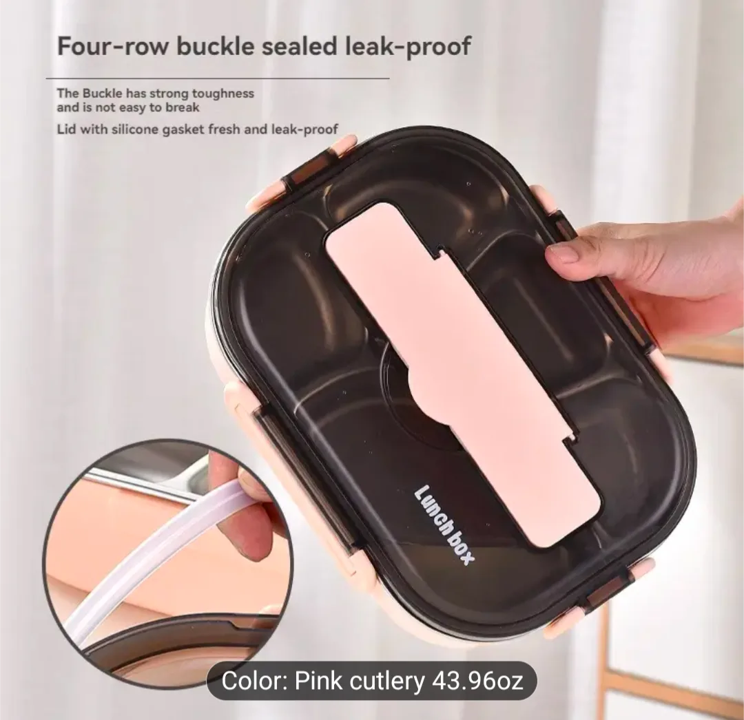 Large Pink Lunch Box  brand new box image indicator(3)