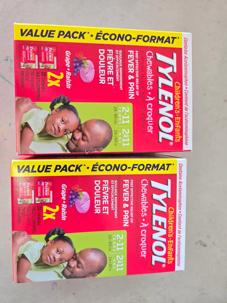 Tylenol Children's Chewables Grape Value Pack thumbnail