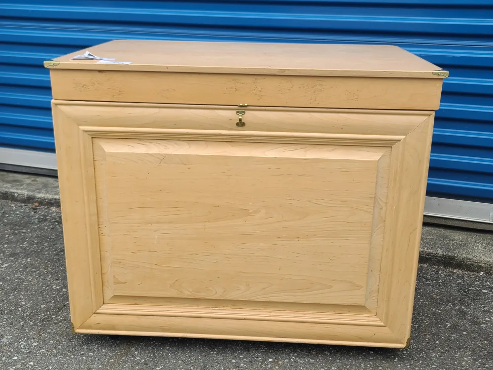 Wooden Storage Box with Lid