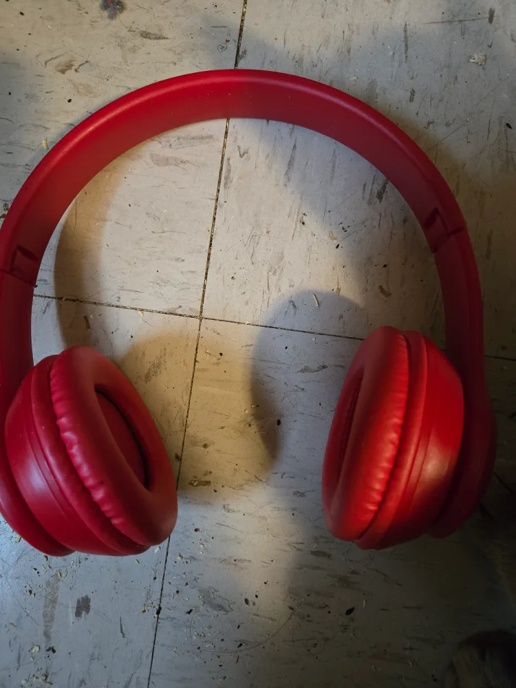 Red Over-Ear Headphones thumbnail