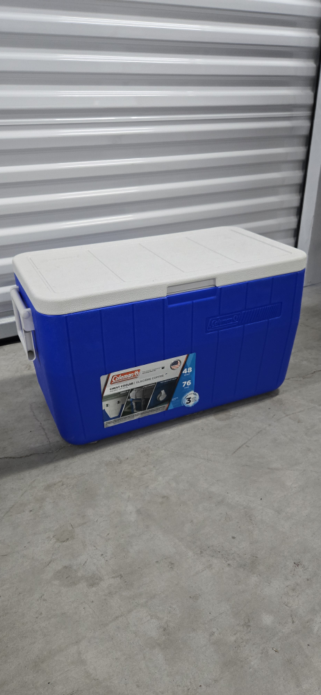 Coleman 48-Quart Chest Cooler - Blue