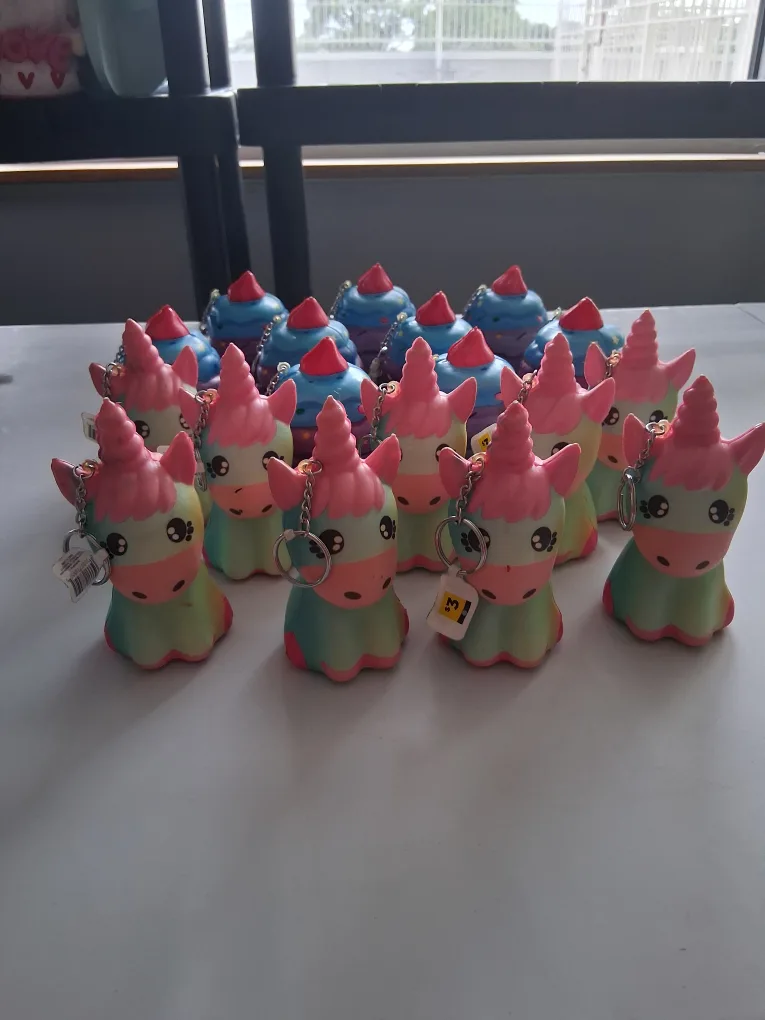 Squishmallows Keychains - Unicorn & Cupcake thumbnail
