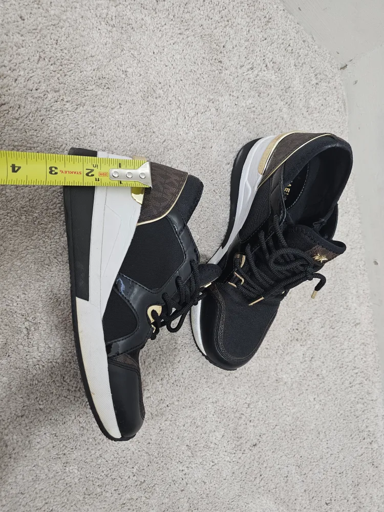 Michael Kors Black Sneakers women size 5.5 image indicator(7)