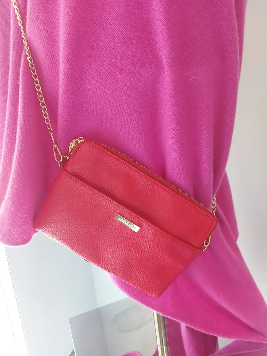 Pink Lottie Red Crossbody Bag thumbnail