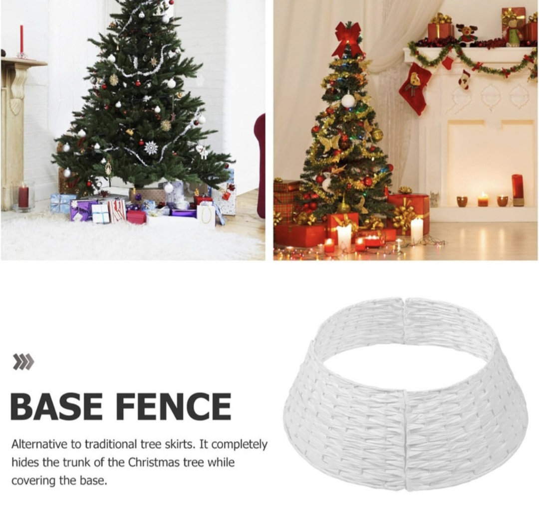 White Christmas Tree Collar - photo 5