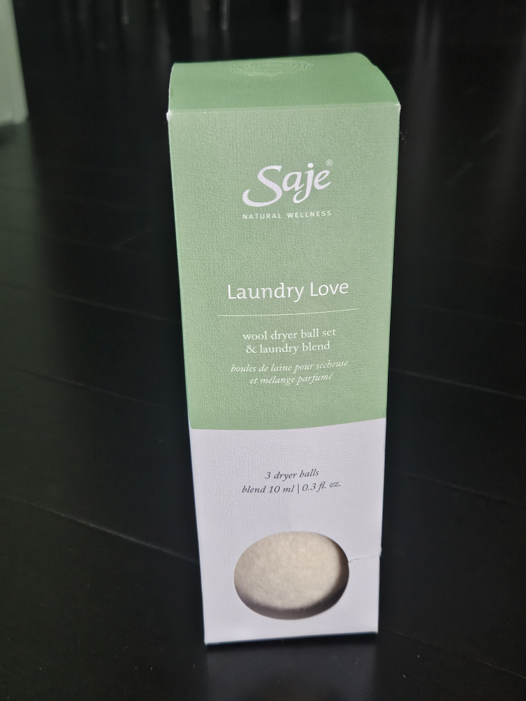 Saje Laundry Love Wool Dryer Ball Set