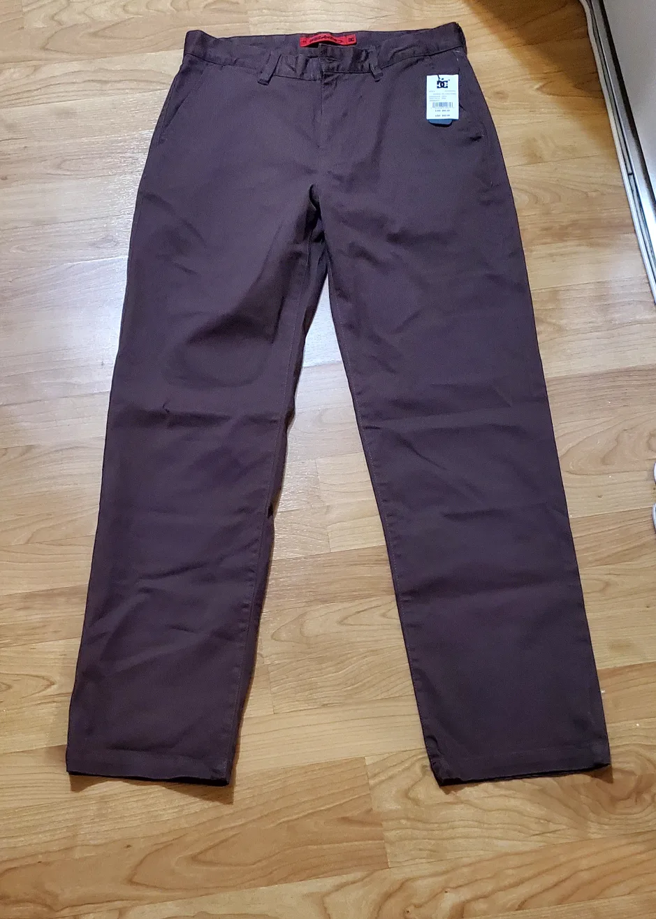 DC Worker Relaxed Chino Pants - Brown, Size 29 image indicator(4)