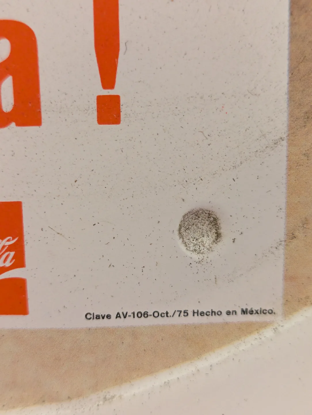 Vintage Mexican 1975 Coca Cola Serving Tray image indicator(6)