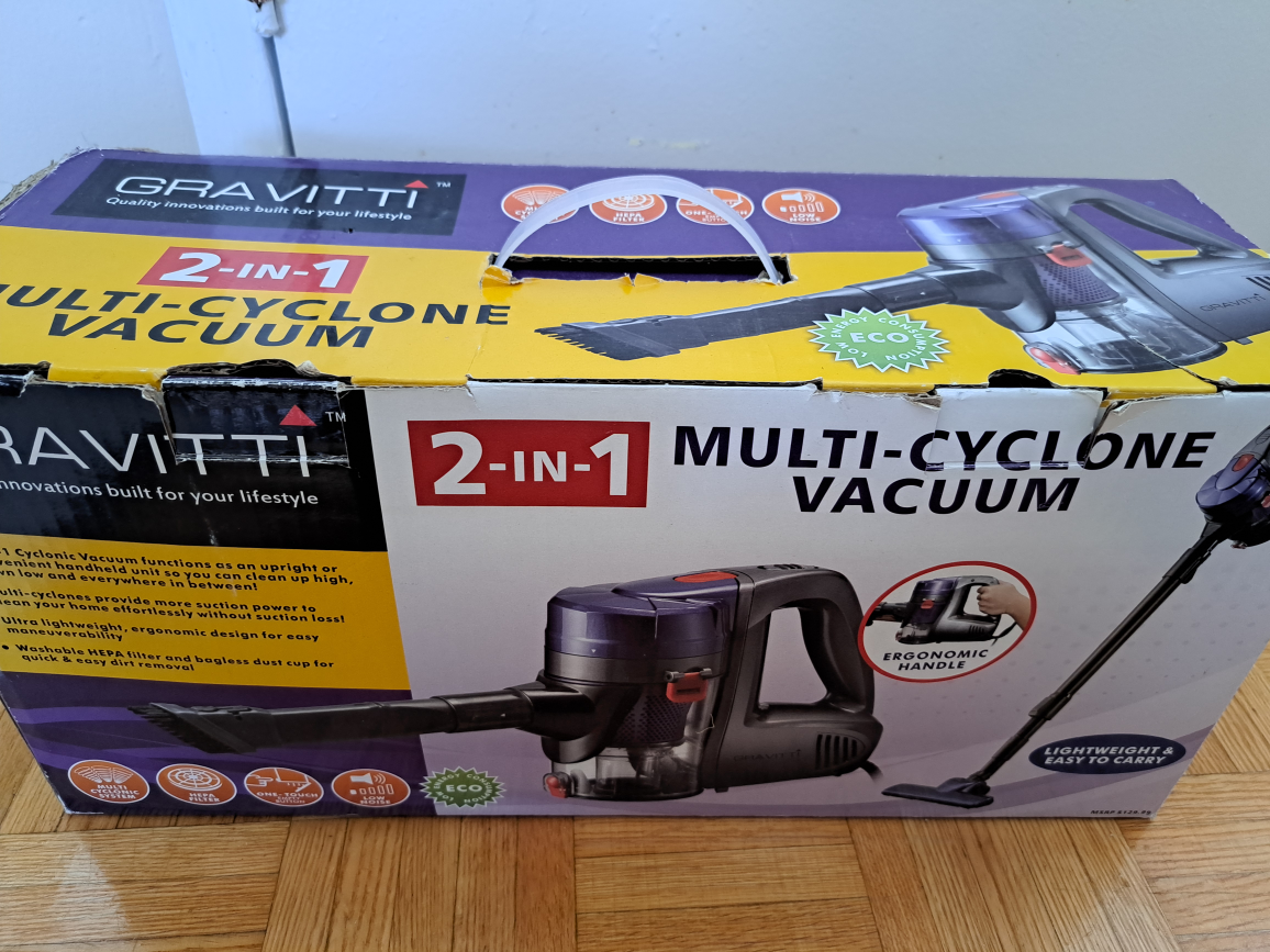 Gravitti 2-in-1 Multi-Cyclone Vacuum