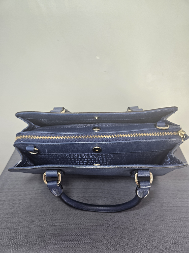 Kate Spade Navy Blue Leather Satchel - photo 5