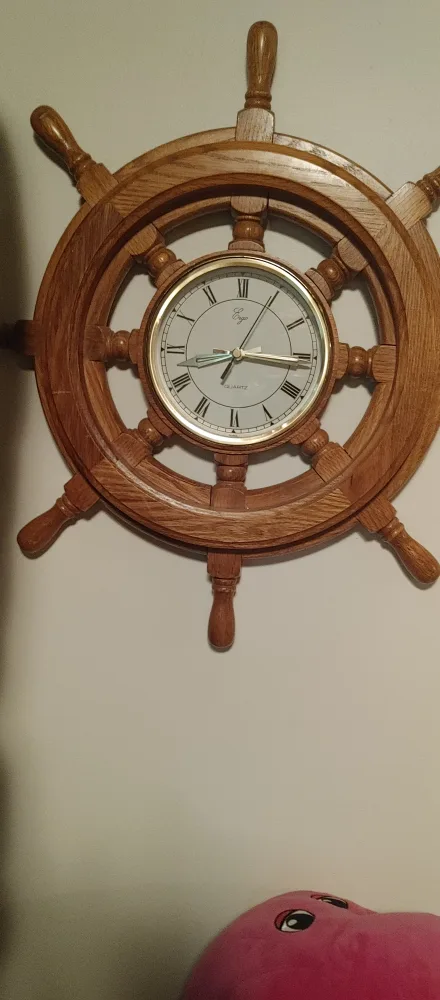 Sogo Quartz Ship Wheel Clock thumbnail