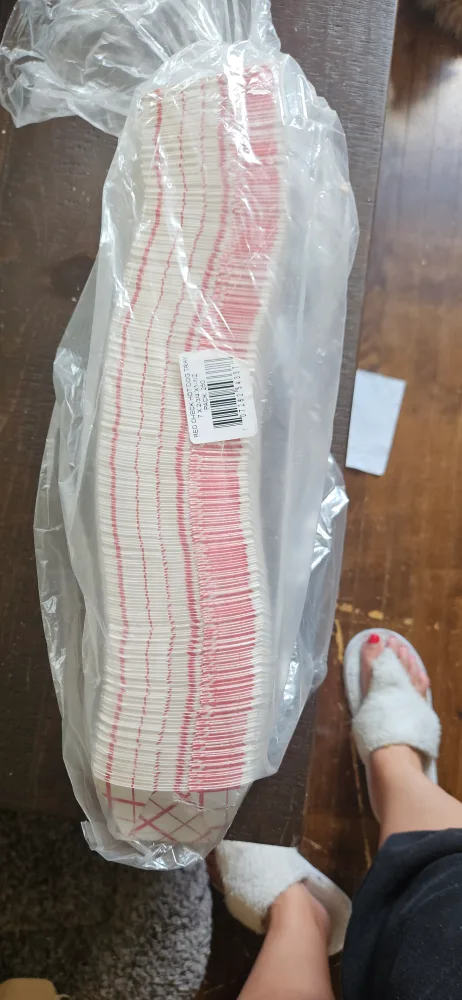 Regency Red Check Food Trays - New