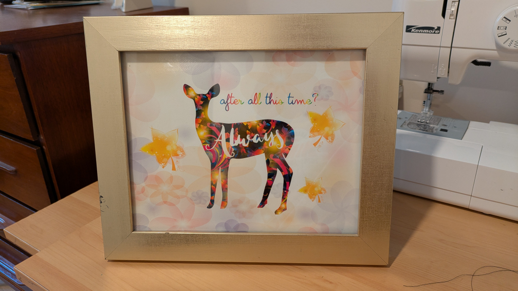 Harry Potter 'Always' Framed Print 🧡