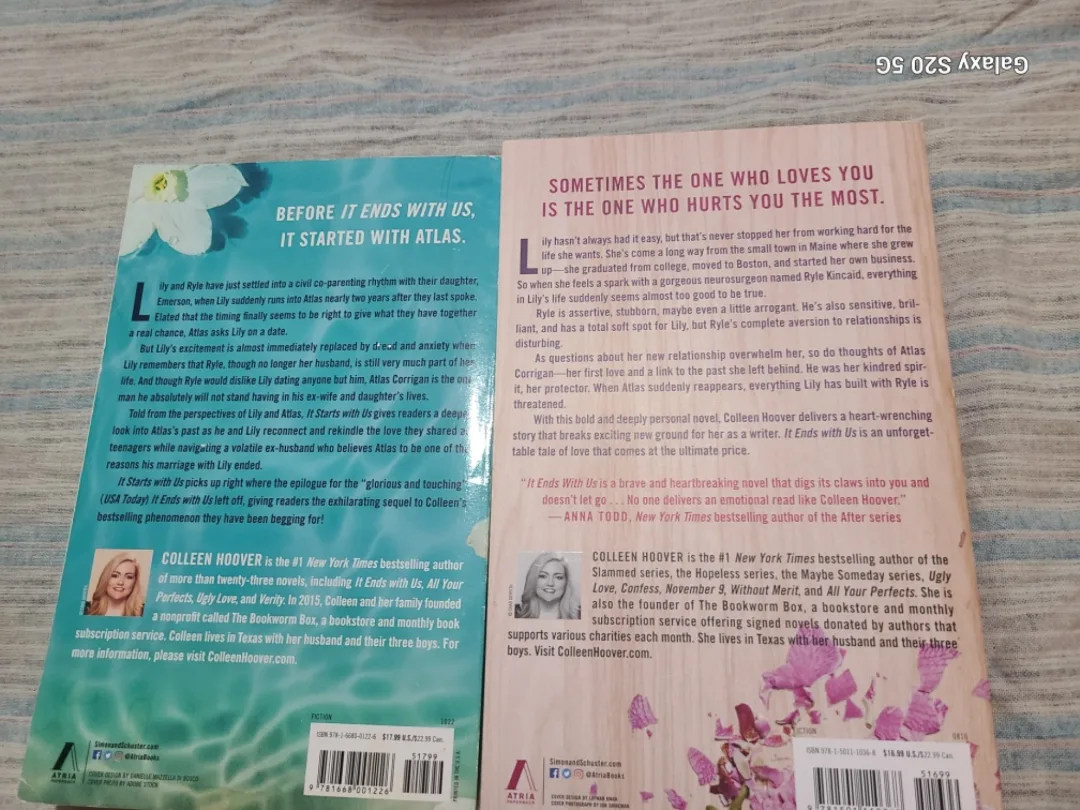 It Ends With Us & It Starts With Us by Colleen Hoover image indicator(2)