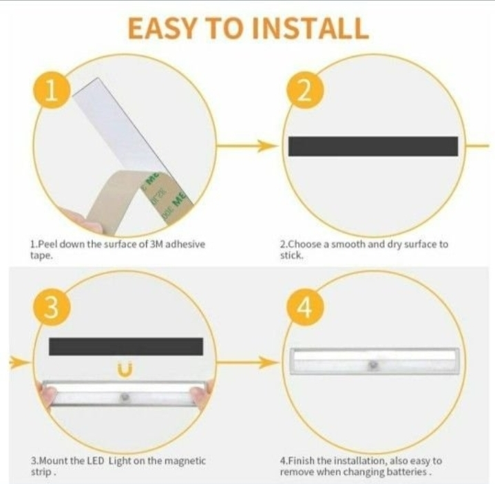 Remote Control Dimmable Cabinet Light, 10 LED Touch - photo 2