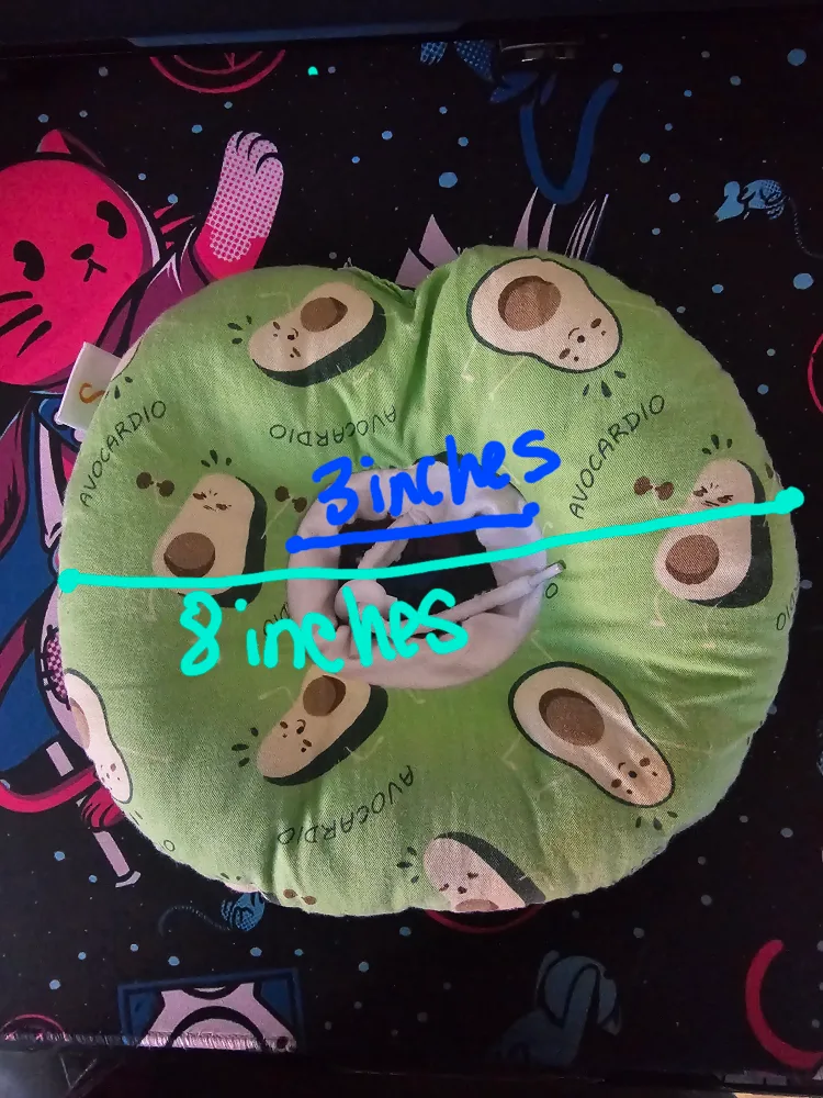 Avocado Print Pet Recovery Collar - Size S image indicator(3)