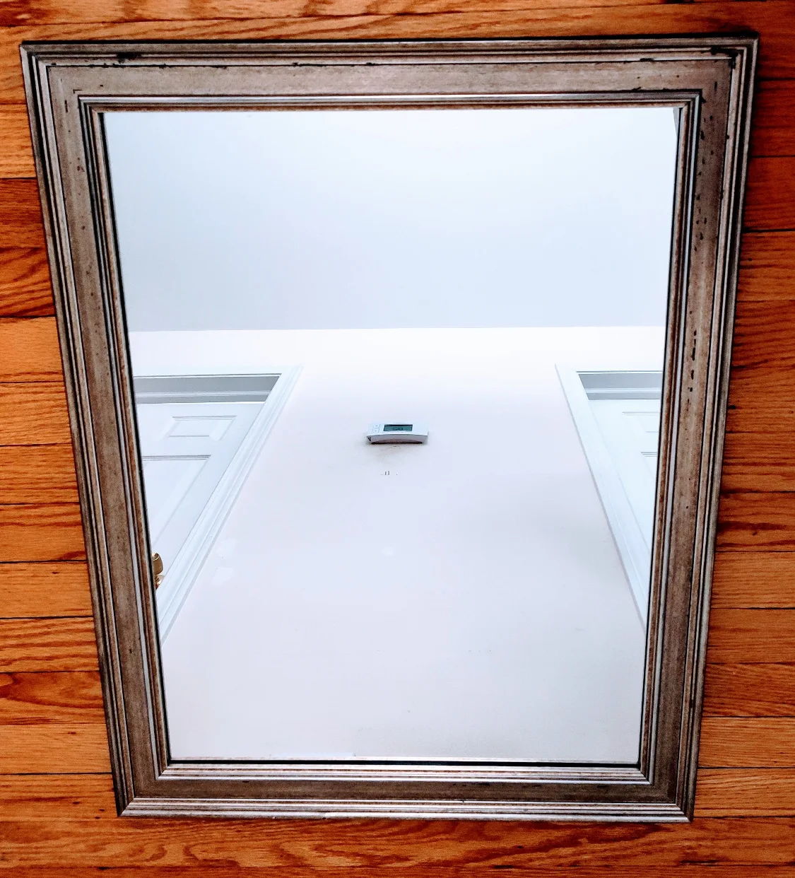 Silver Framed Mirror thumbnail