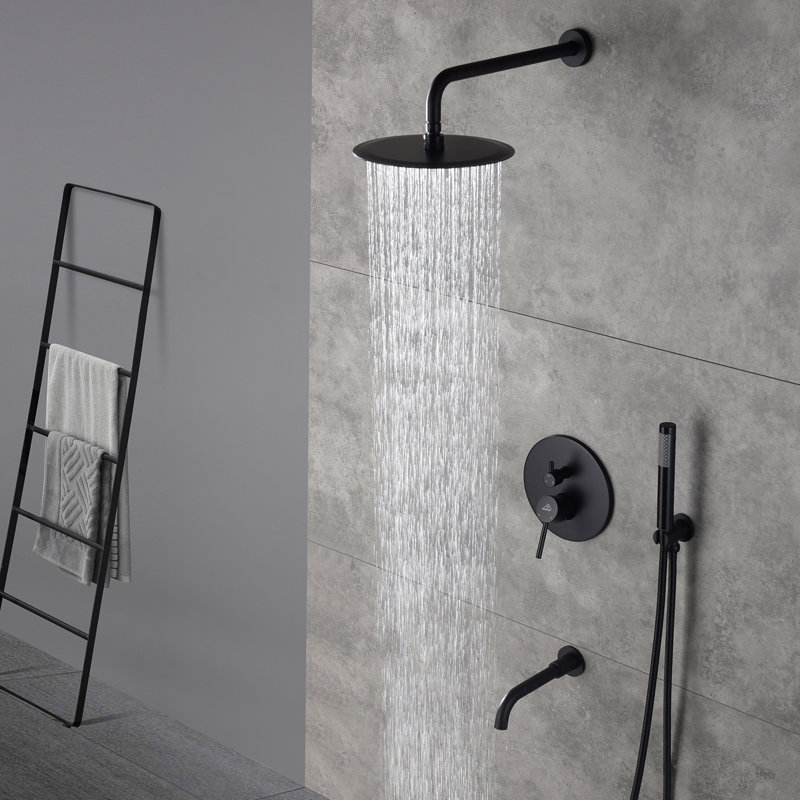 Casaino Matte Black Shower System