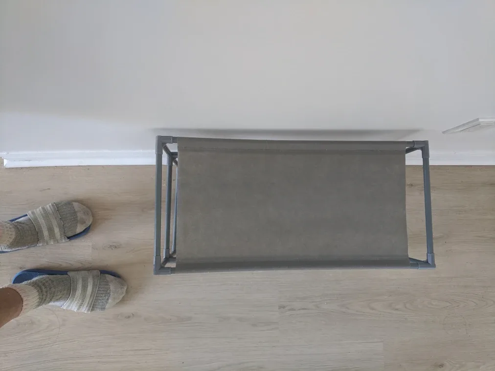 Grey 2-Tier Shoe Rack image indicator(3)
