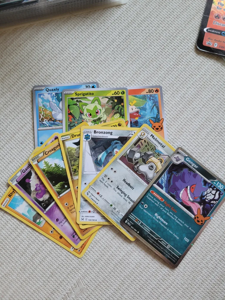 Pokémon Cards - Quaxly, Sprigatito, Gengar & More! thumbnail
