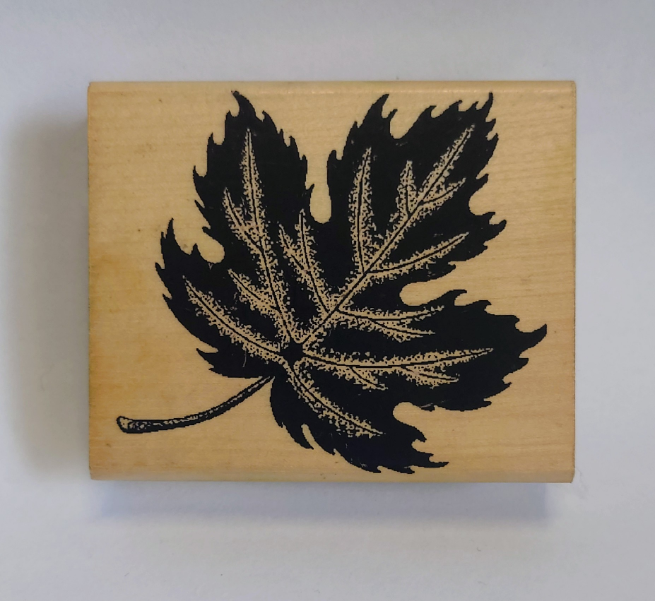 Maple Leaf Rubber Stamp