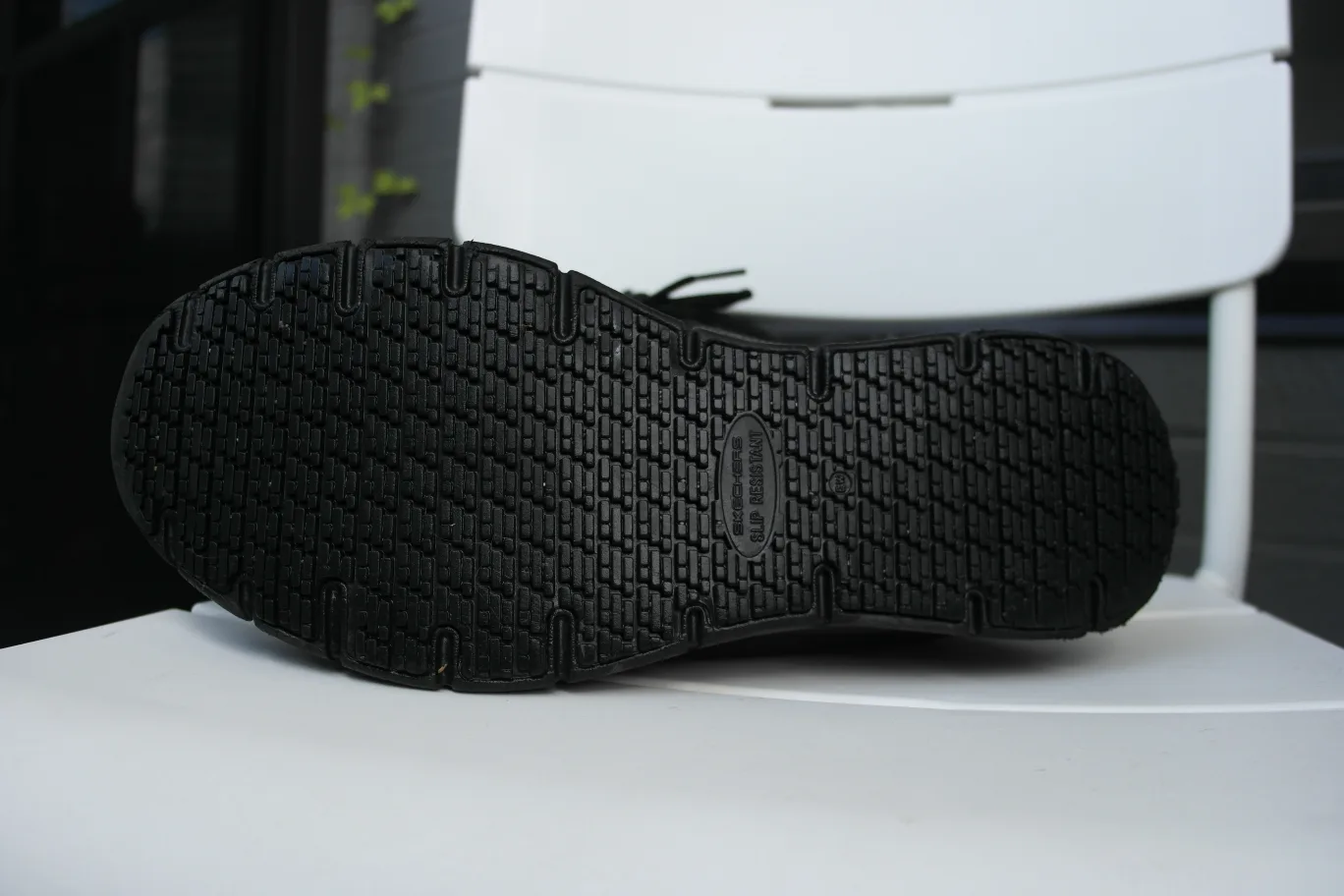 Skechers Black Work Shoe for men, slip-resistant image indicator(7)